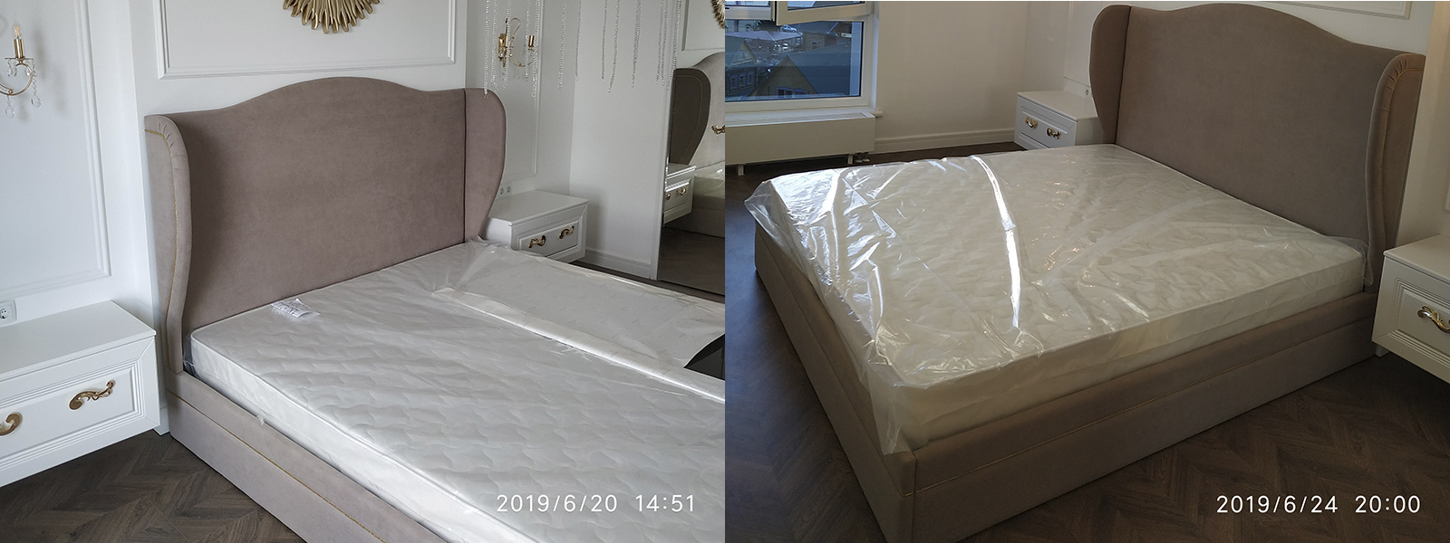 Обтяжка кровати в Казани - разумная стоимость, расчет по фото, высокое качество работы